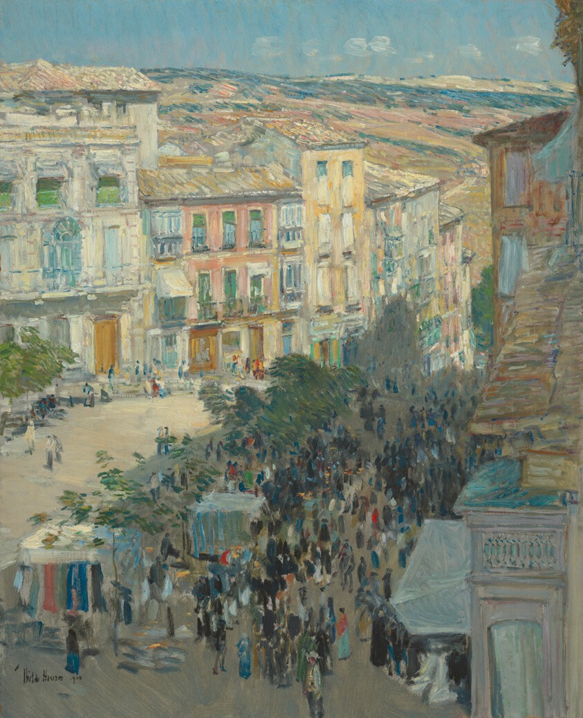 View of a Southern French City (1910), de Childe Hassam
